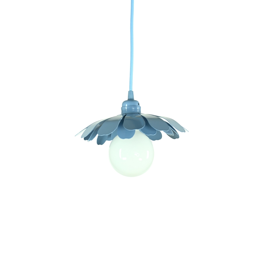 Bohemia-Design - Κρεμαστό φωτιστικό με καλώδιο 1xE27/60W/230V μπλε
