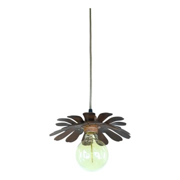 Bohemia-Design - Κρεμαστό φωτιστικό με καλώδιο 1xE27/60W/230V μπρονζέ