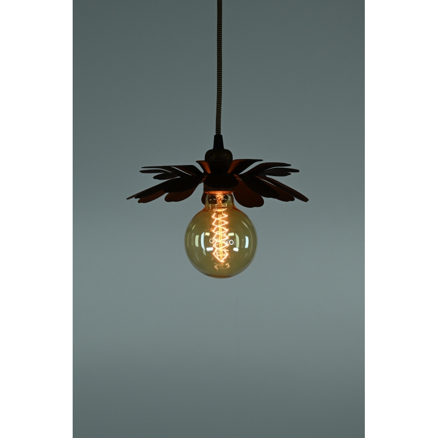 Bohemia-Design - Κρεμαστό φωτιστικό με καλώδιο 1xE27/60W/230V μπρονζέ