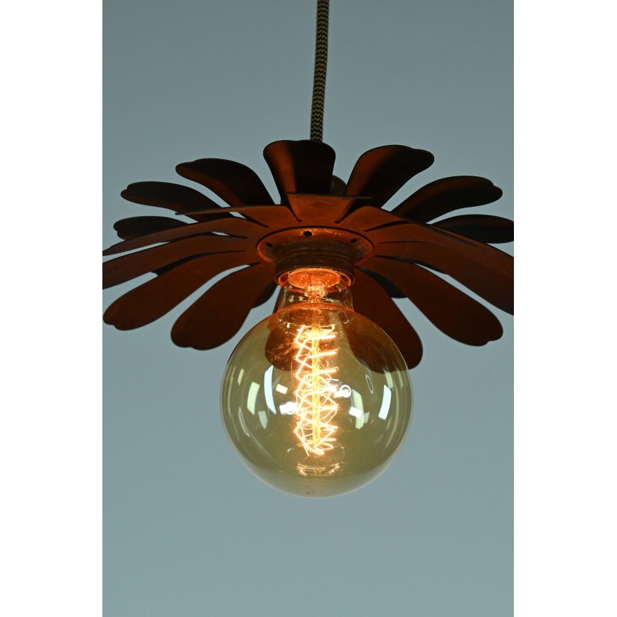 Bohemia-Design - Κρεμαστό φωτιστικό με καλώδιο 1xE27/60W/230V μπρονζέ