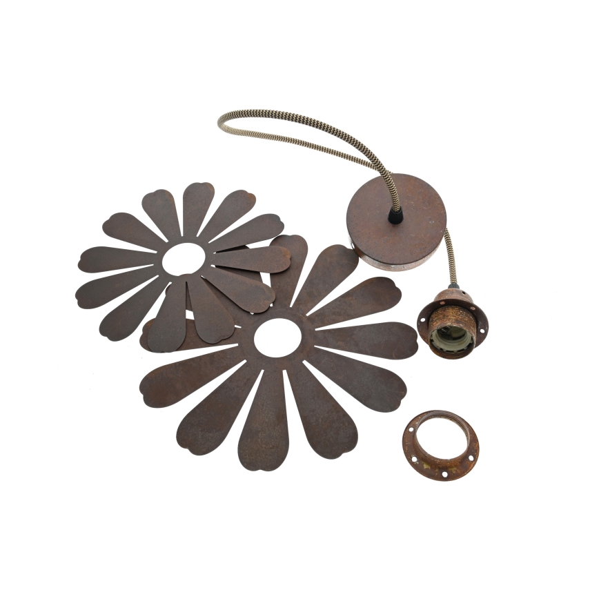 Bohemia-Design - Κρεμαστό φωτιστικό με καλώδιο 1xE27/60W/230V μπρονζέ