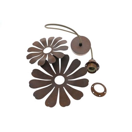 Bohemia-Design - Κρεμαστό φωτιστικό με καλώδιο 1xE27/60W/230V μπρονζέ