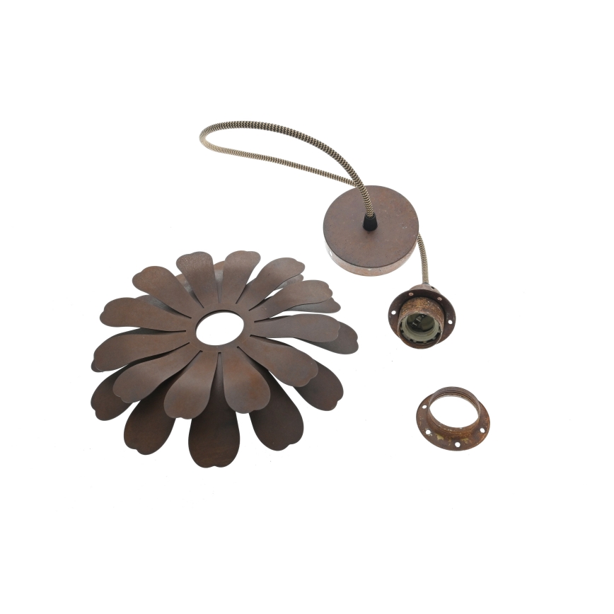 Bohemia-Design - Κρεμαστό φωτιστικό με καλώδιο 1xE27/60W/230V μπρονζέ