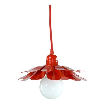 Bohemia-Design - Κρεμαστό φωτιστικό οροφής με καλώδιο 1xE27/60W/230V κόκκινο