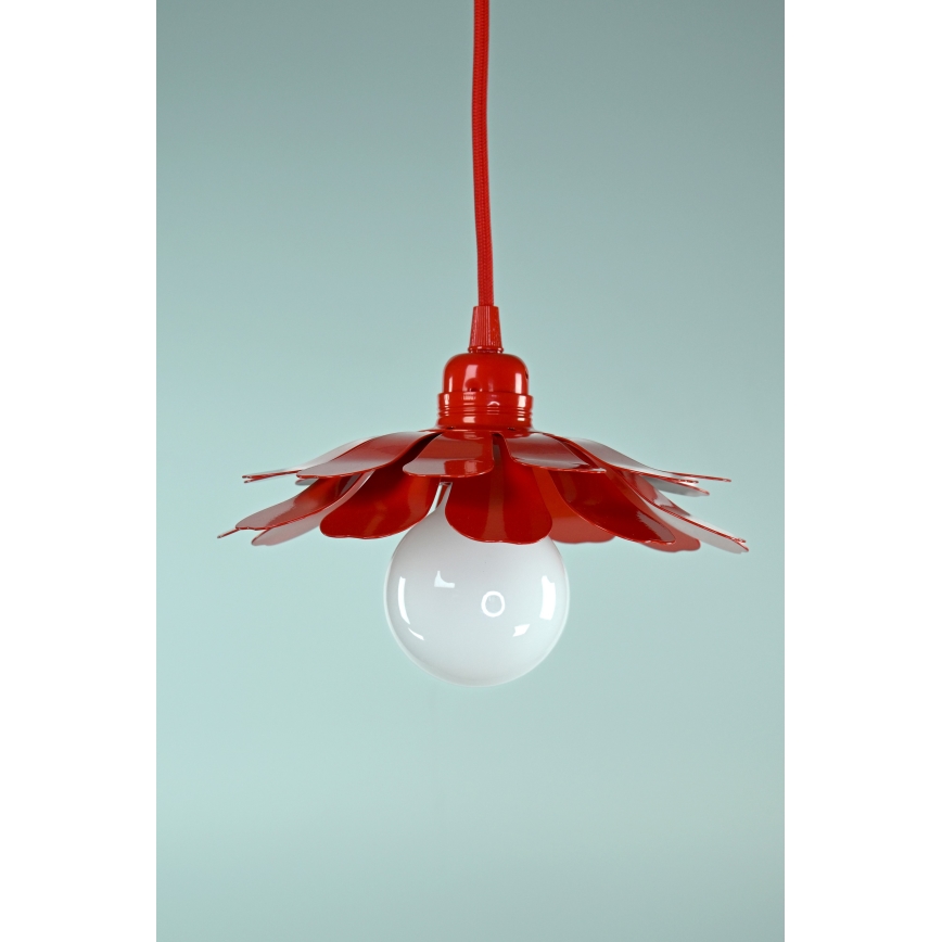 Bohemia-Design - Κρεμαστό φωτιστικό οροφής με καλώδιο 1xE27/60W/230V κόκκινο
