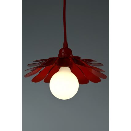 Bohemia-Design - Κρεμαστό φωτιστικό οροφής με καλώδιο 1xE27/60W/230V κόκκινο
