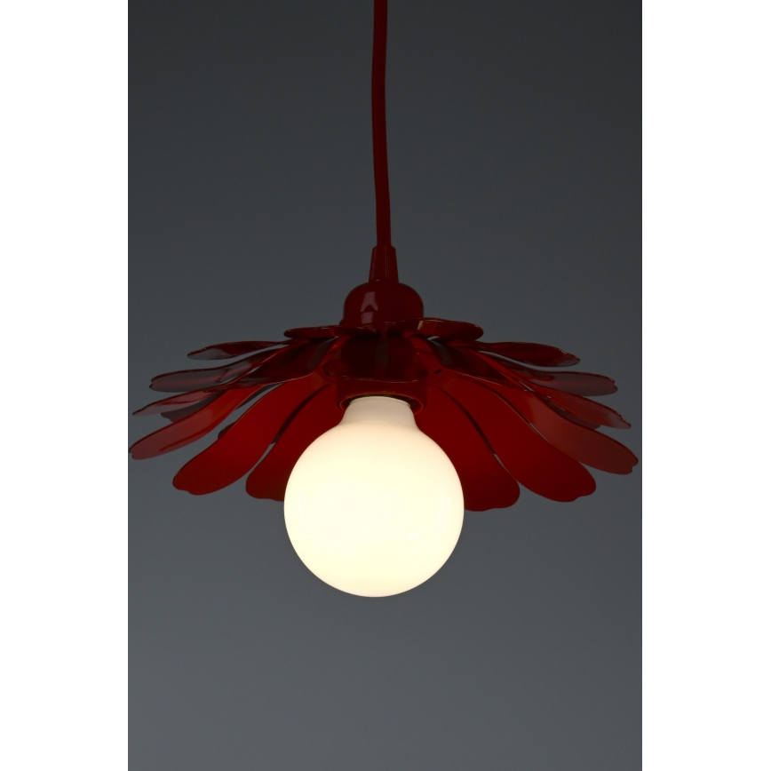Bohemia-Design - Κρεμαστό φωτιστικό οροφής με καλώδιο 1xE27/60W/230V κόκκινο