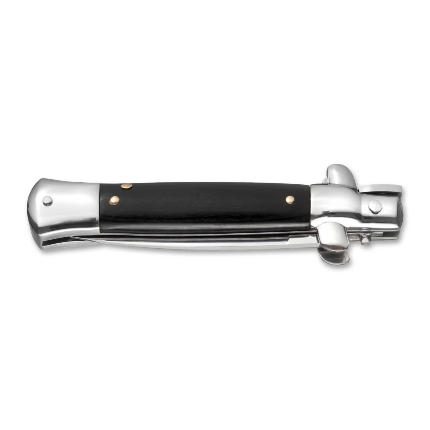 Böker - Πτυσσόμενο μαχαίρι Magnum Sicilian Needle με λαβή από σκούρο ξύλο pakka, μήκος 19,4 εκ.