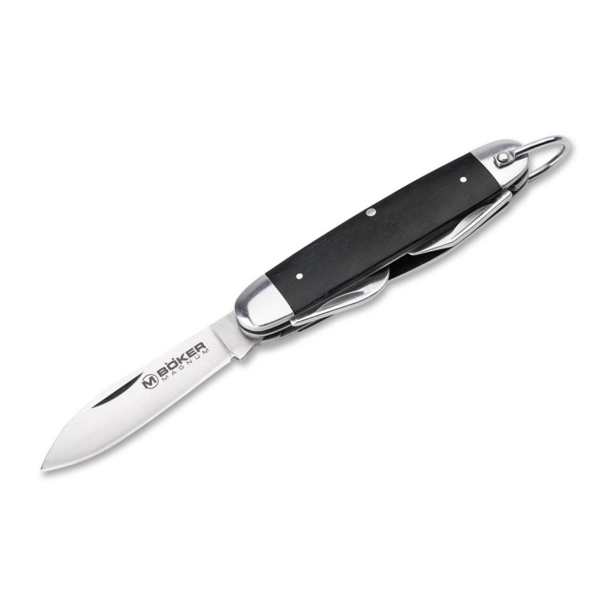 Böker - Πολυλειτουργικός σουγιάς τσέπης Magnum Classic Pocket Steel 16 cm/4 λειτουργίες παλίσανδρος
