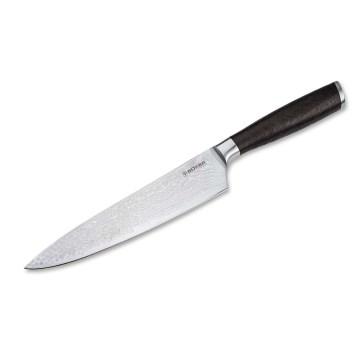 Böker - Μαχαίρι σεφ DAMAST από δαμασκηνό ατσάλι, 19,8 cm, λαβή από δρυ