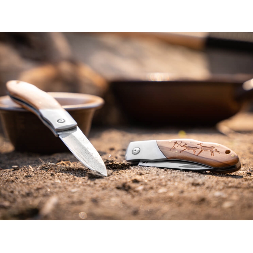 Böker - Μαχαίρι τσέπης Damascus Magnum Caveman 19,4 cm