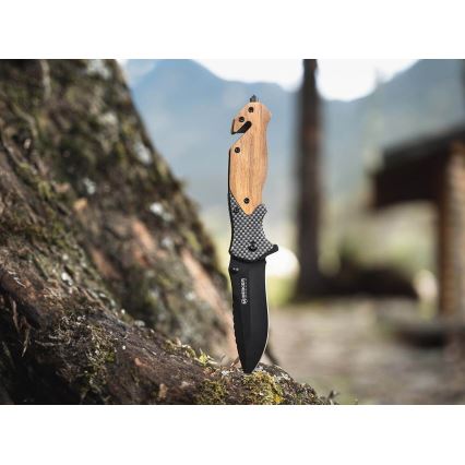 Böker - Σουγιάς τσέπης Magnum Blomkvist Olive 20,5 cm ξύλο ελιάς