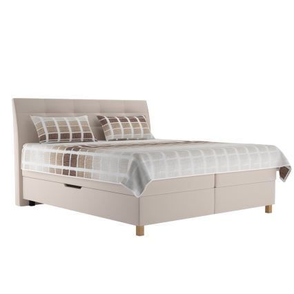 Boxspring κρεβάτι με στρώμα BEA 180x200 cm μπεζ