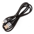Braided Καλώδιο USB USB-A / USB-C connector 18W 1m μαύρο