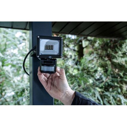 Brennenstuhl - LED Εξωτερικός προβολέας με αισθητήρα LED/10W/230V 6500K IP65