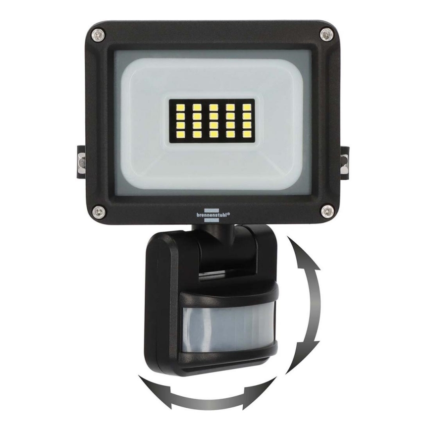 Brennenstuhl - LED Εξωτερικός προβολέας με αισθητήρα LED/10W/230V 6500K IP65