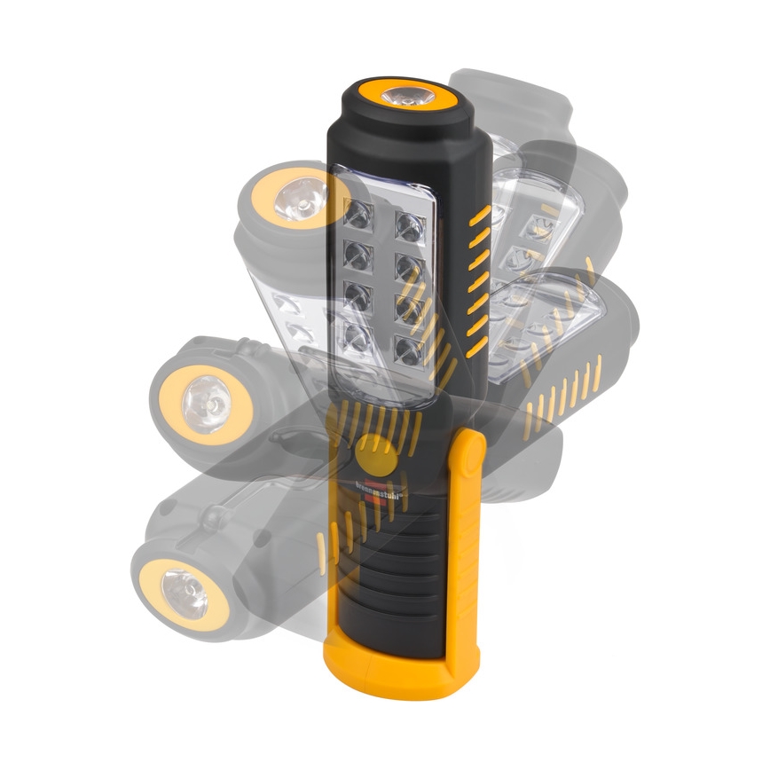 Brennenstuhl - LED Φακός εργασίας LED/3xAA πορτοκαλί