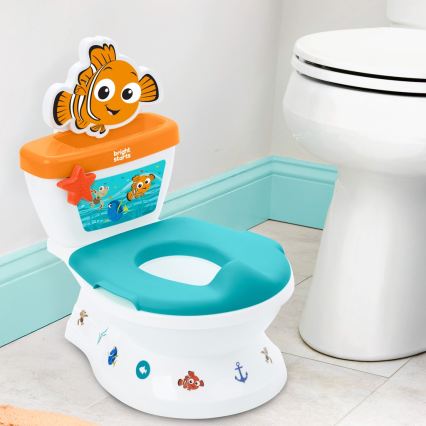 Bright Starts - Παιδική τουαλέτα MY SIZE Finding Nemo με ήχο 2xAAA