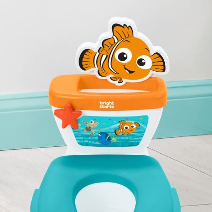 Bright Starts - Παιδική τουαλέτα MY SIZE Finding Nemo με ήχο 2xAAA