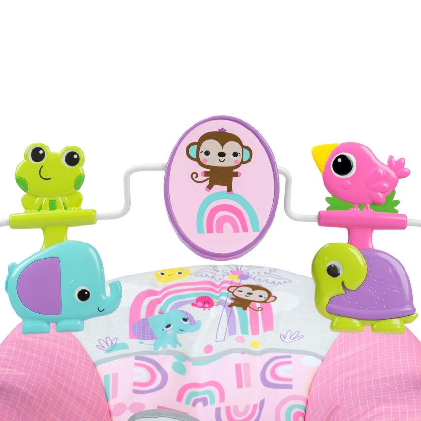 Bright Starts - Βρεφικό relax με δόνηση PINK PARADISE 1xLR14