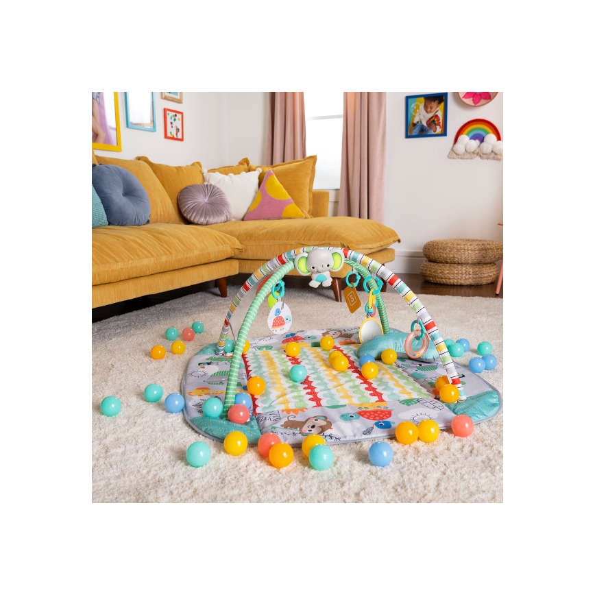 Bright Starts - Βρεφικό Γυμναστήριο 5σε1 YOUR WAY BALL PLAY τιρκουάζ