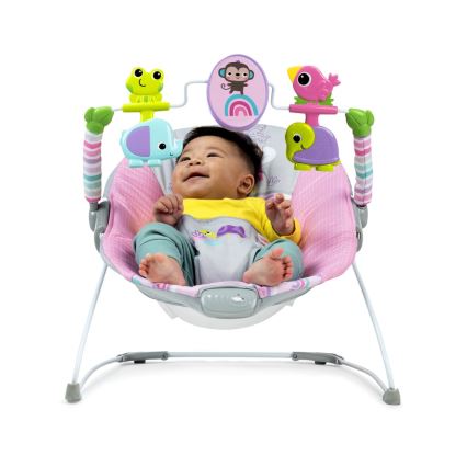 Bright Starts - Βρεφικό relax με δόνηση PINK PARADISE 1xLR14