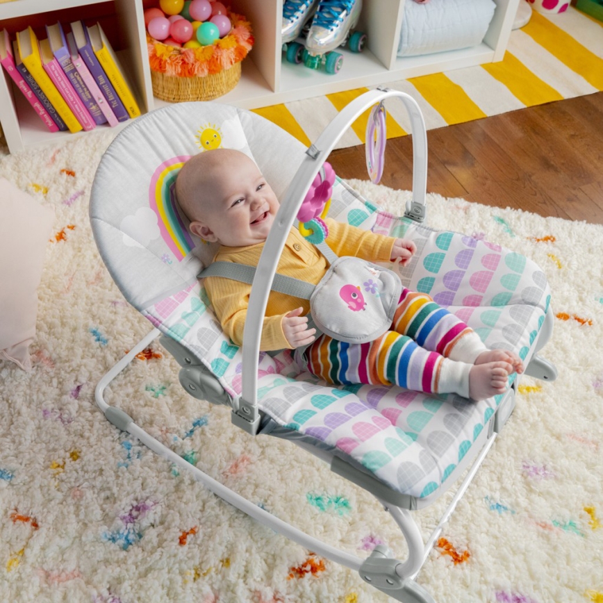 Bright Starts - Βρεφικό relax με δόνηση ROSY RAINBOW 1xLR14