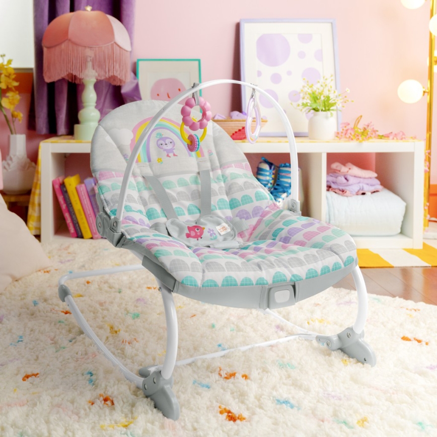 Bright Starts - Βρεφικό relax με δόνηση ROSY RAINBOW 1xLR14