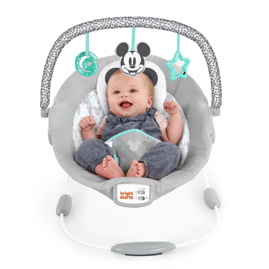 Bright Starts - Βρεφικό relax με δόνηση και μουσική MICKEY MOUSE 3xLR14