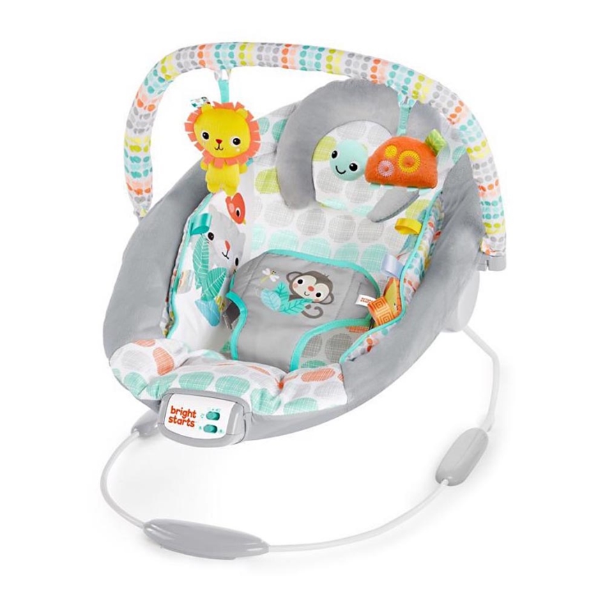 Bright Starts - Βρεφικό relax με δόνηση και μουσική WHIMSICAL WILD 3xLR14