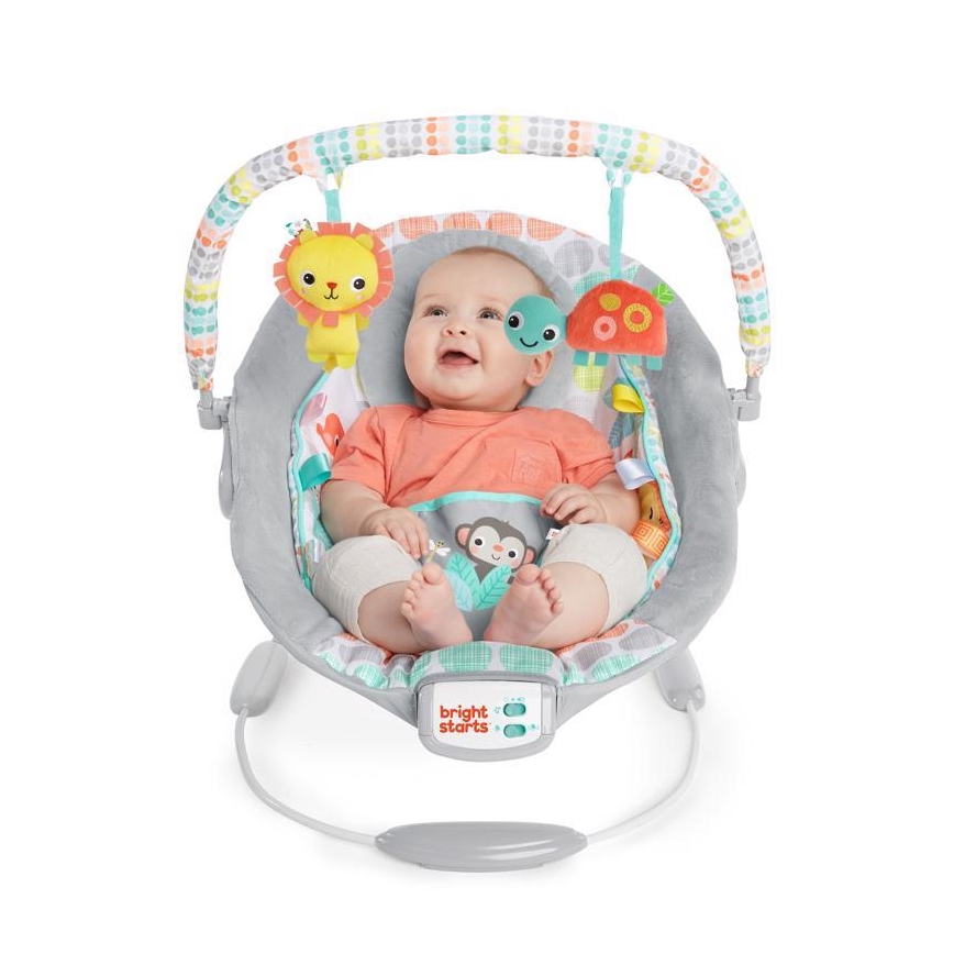 Bright Starts - Βρεφικό relax με δόνηση και μουσική WHIMSICAL WILD 3xLR14