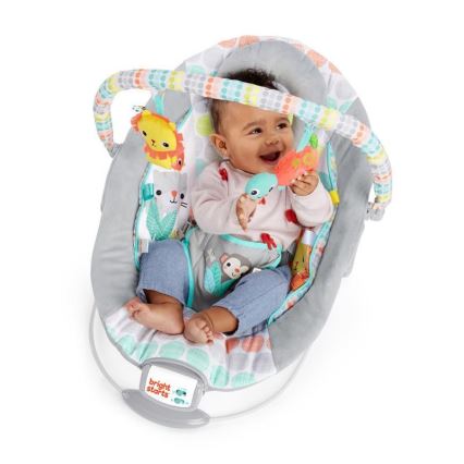 Bright Starts - Βρεφικό relax με δόνηση και μουσική WHIMSICAL WILD 3xLR14