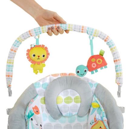 Bright Starts - Βρεφικό relax με δόνηση και μουσική WHIMSICAL WILD 3xLR14
