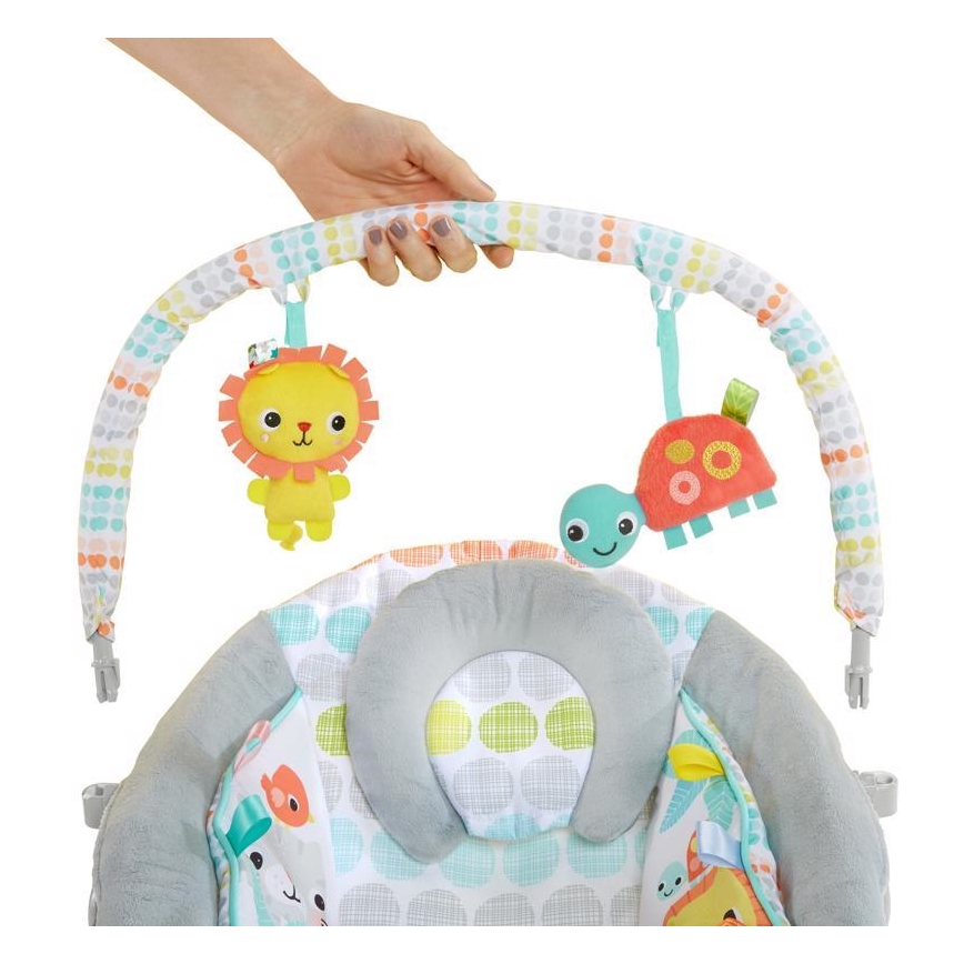 Bright Starts - Βρεφικό relax με δόνηση και μουσική WHIMSICAL WILD 3xLR14