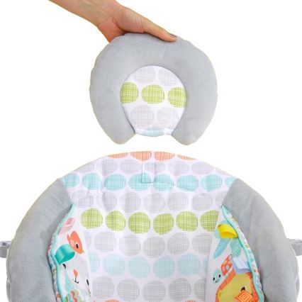 Bright Starts - Βρεφικό relax με δόνηση και μουσική WHIMSICAL WILD 3xLR14