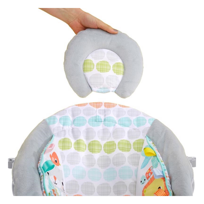 Bright Starts - Βρεφικό relax με δόνηση και μουσική WHIMSICAL WILD 3xLR14