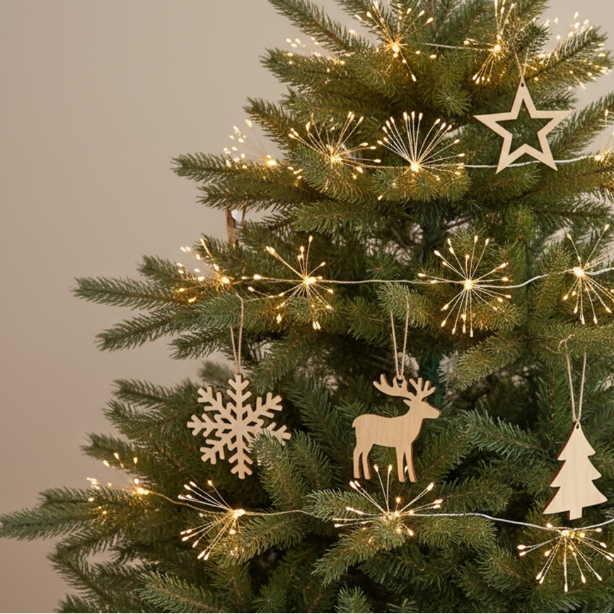 Brilagi - Αλυσίδα LED εξωτερικού χώρου 150 LED, 5 m, IP44, θερμό λευκό, εφέ πυροτεχνημάτων