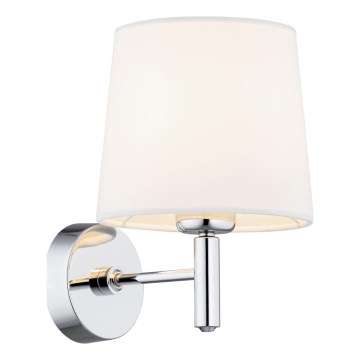 Brilagi - Απλίκα MONTE 1xE27/15W/230V κρεμ/γυαλιστερό χρώμιο