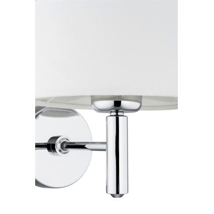 Brilagi - Απλίκα MONTE 1xE27/60W/230V κρεμ/γυαλιστερό χρώμιο