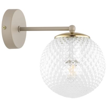 Brilagi - Απλίκα STELLA 1xE27/60W/230V μπεζ/χρυσό