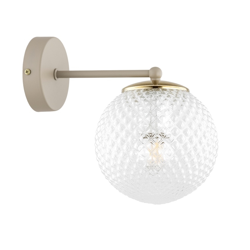 Brilagi - Απλίκα STELLA 1xE27/60W/230V μπεζ/χρυσό