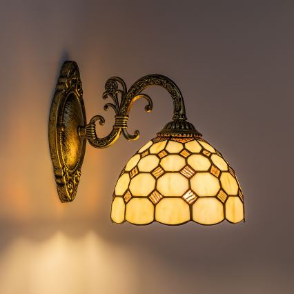 Brilagi - Απλίκα Tiffany βιτρώ DORAN 1xE27/40W/230V