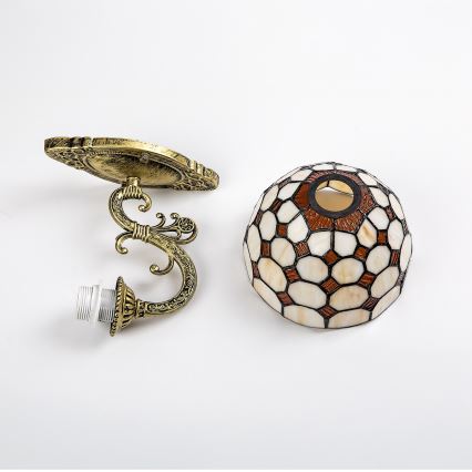 Brilagi - Απλίκα Tiffany βιτρώ DORAN 1xE27/40W/230V