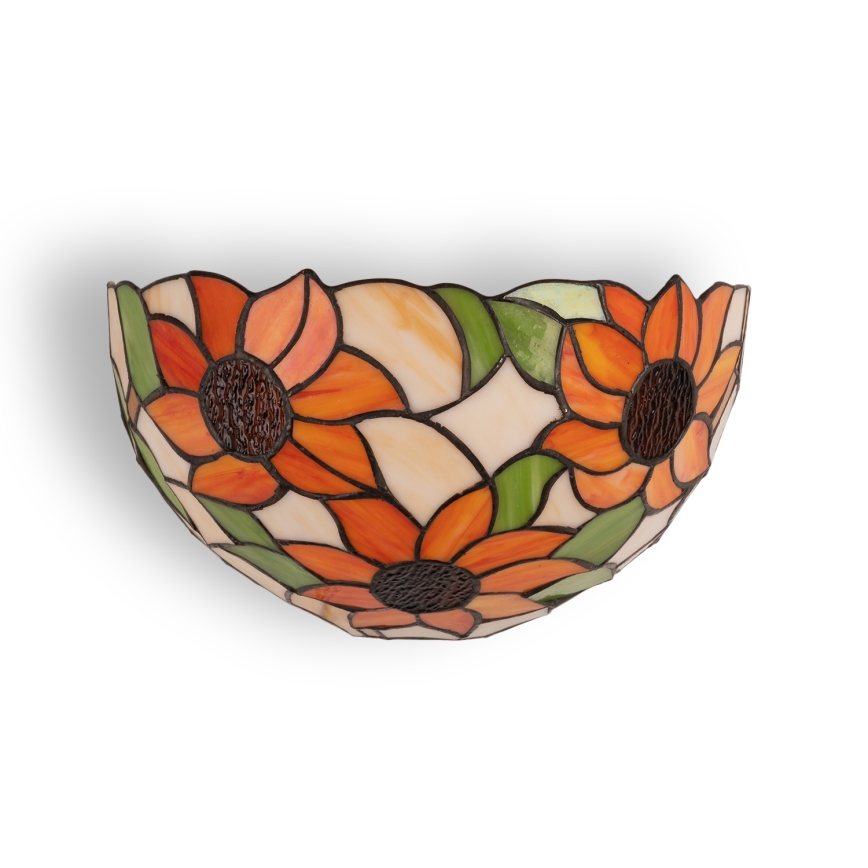 Brilagi - Απλίκα Tiffany με βιτρό SUNFLOWER 1xE14/40W/230V