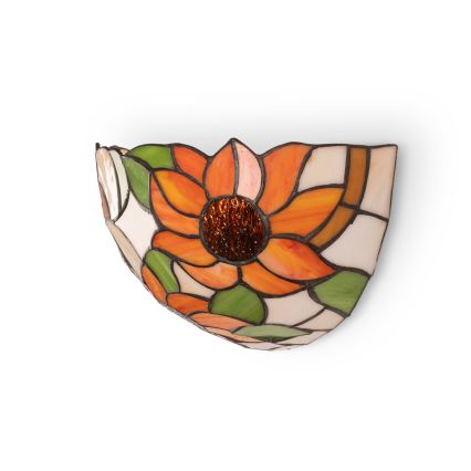 Brilagi - Απλίκα Tiffany με βιτρό SUNFLOWER 1xE14/40W/230V