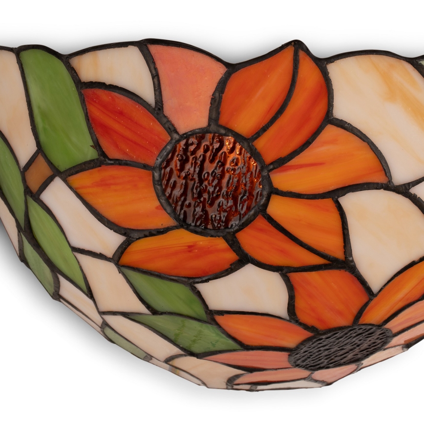 Brilagi - Απλίκα Tiffany με βιτρό SUNFLOWER 1xE14/40W/230V