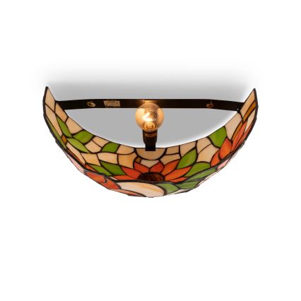 Brilagi - Απλίκα Tiffany με βιτρό SUNFLOWER 1xE14/40W/230V