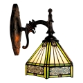 BRILAGI - Απλίκα τοίχου Tiffany βιτρό EMERALD 1xE14/40W/230V