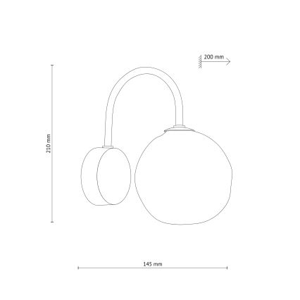 Brilagi - Απλίκα VULCANO 1xG9/8W/230V μαύρο/καπνιστό μαύρο