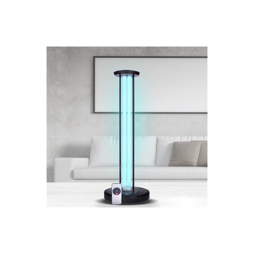 Brilagi - Απολυμαντική λάμπα χωρίς όζον UVC/100W/230V + τηλεχειριστήριο